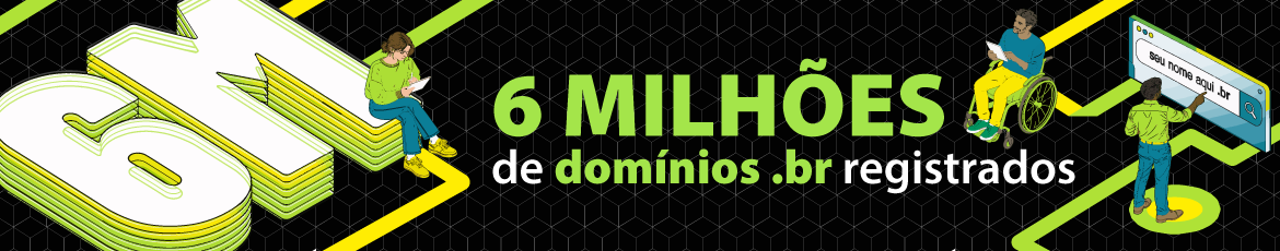 .br atinge marca de 6 milhões de domínios 